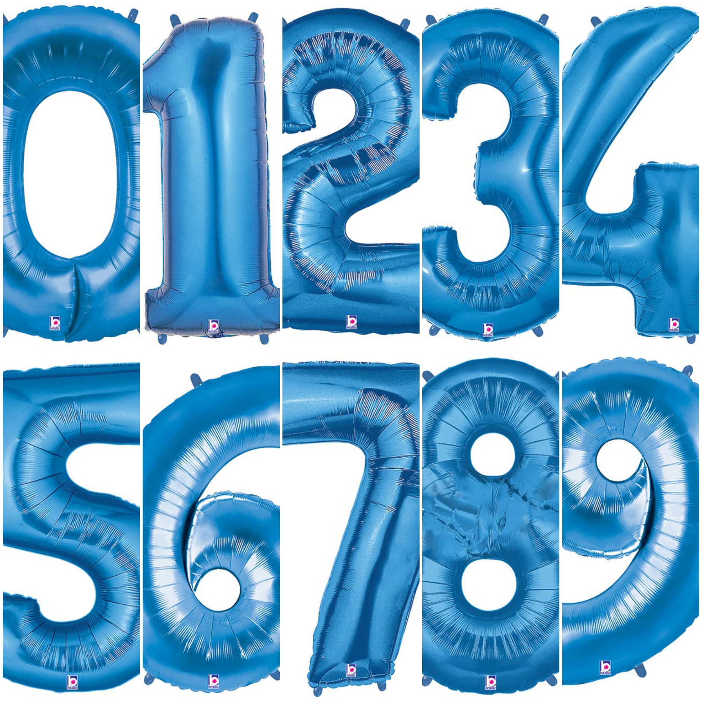 Blue Number 1 Jumbo Foil Balloon 40 Inches! 